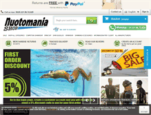 Tablet Screenshot of nuotomaniashop.it